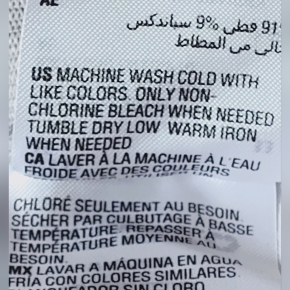 Club Room Men's White Chino Flat Front Shorts | Classic Fit | Size 33W - Picture 5 of 5